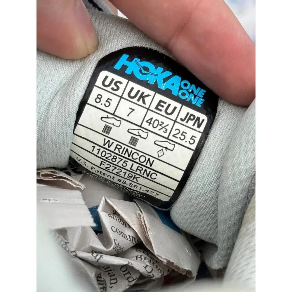 Hoka Women's Gray and Blue Running Shoes - Picture 4 of 4